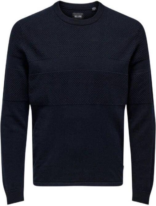 ONLY & SONS trui ONSKARLSON donkerblauw