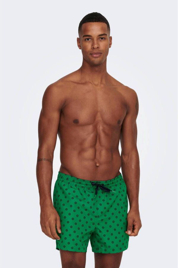 ONLY & SONS zwemshort ONSTED groen
