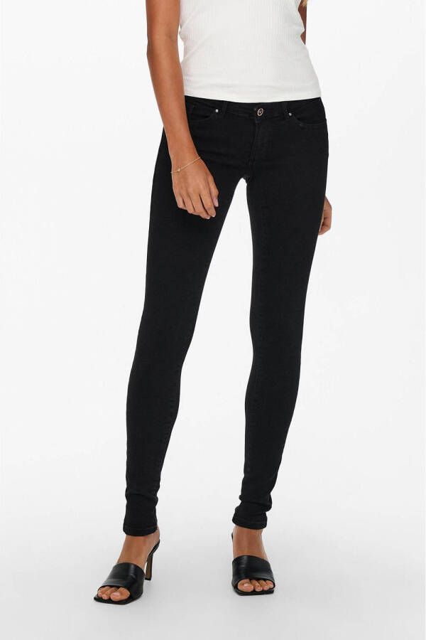 Only Skinny fit low waist jeans met stretch model 'Coral'