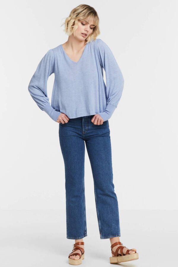 ONLY fijngebreide trui ONLMINA blauw