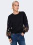 Only Sweatshirt ONLBROOKE L S O-NECK FLOWER SWT - Thumbnail 1