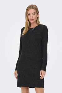 Only Tricotjurk ONLRICA LIFE L S O-NECK DRESS KNT NOOS
