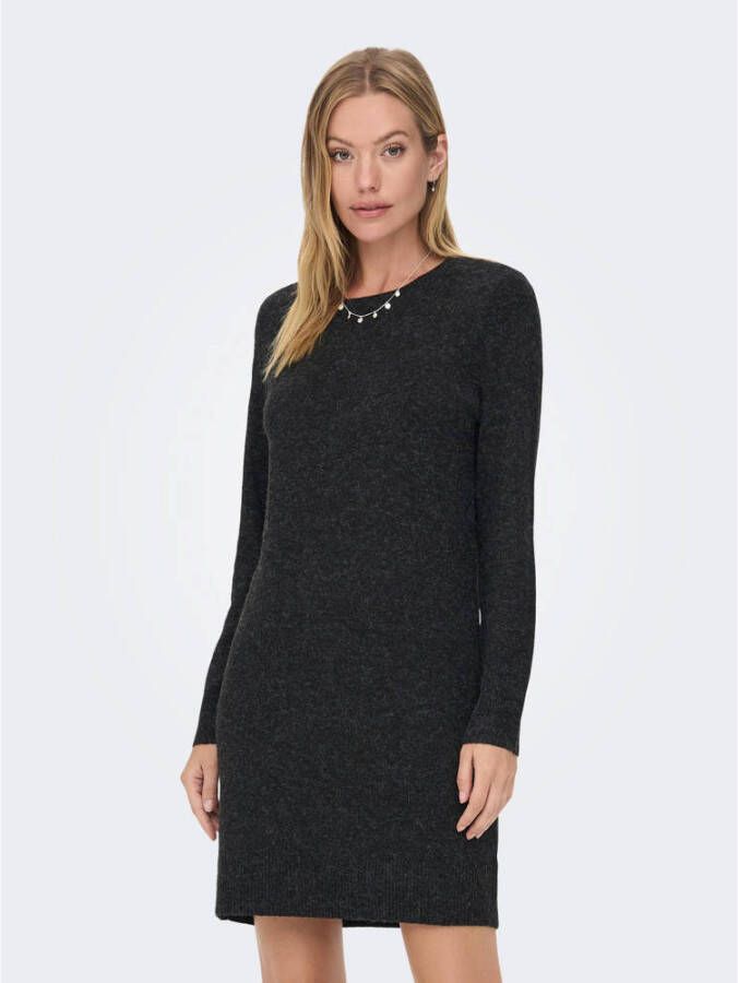 Only Tricotjurk ONLRICA LIFE L S O-NECK DRESS KNT NOOS