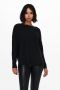 Only Zwart Ronde-Hals Gebreide Trui Black Dames - Thumbnail 1