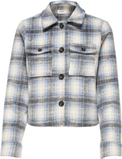Only Overhemdjasje ONLLOU SHORT CHECK JACKET