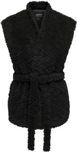 Only Zwarte Teddy Vest | Freewear Zwart Dames