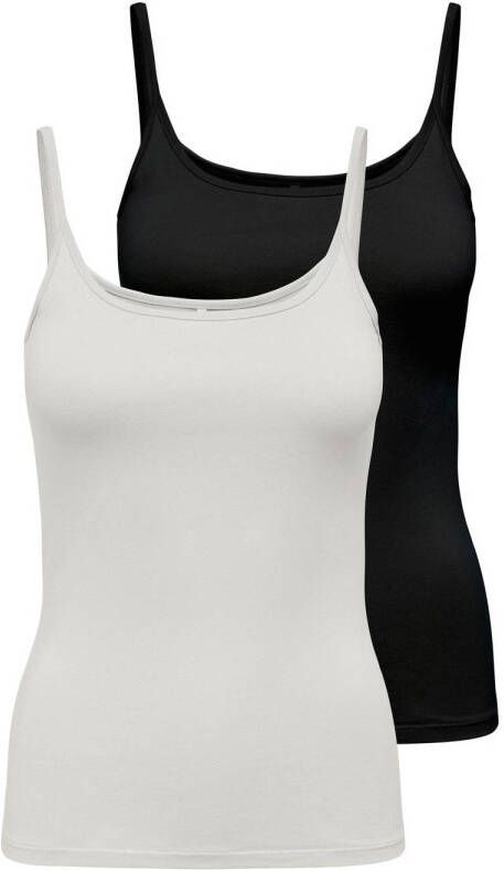 Only Top ONLVIVIAN STRAP SINGLET 2-PACK (set 2-delig)