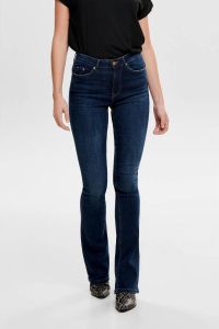 ONLY high waist flared jeans ONLPAOLA dark blue denim