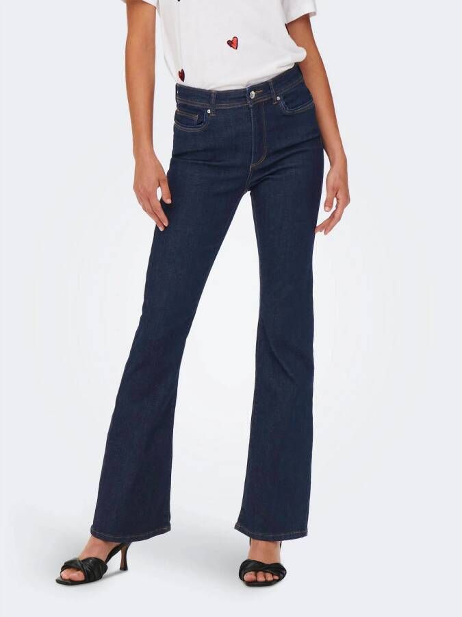Only Bootcut jeans ONLWAUW LIFE HW FLARED RINSE DNM met stretch