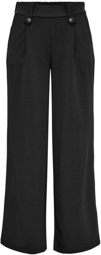 ONLY high waist loose fit pantalon ONLSANIA zwart