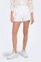 ONLY high waist regular fit short ONLJUNI wit - Thumbnail 1