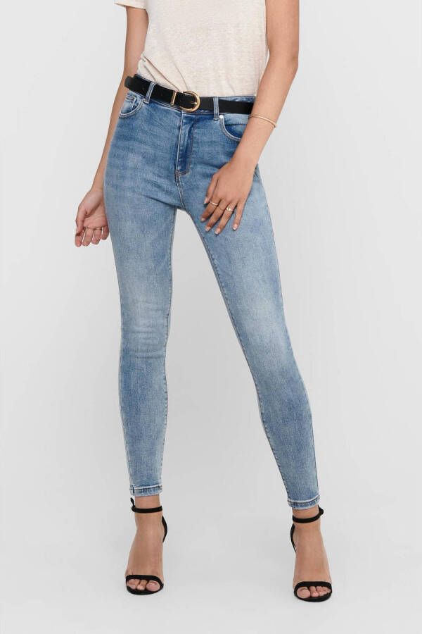 ONLY high waist skinny jeans ONLMILA light blue denim - Foto 3