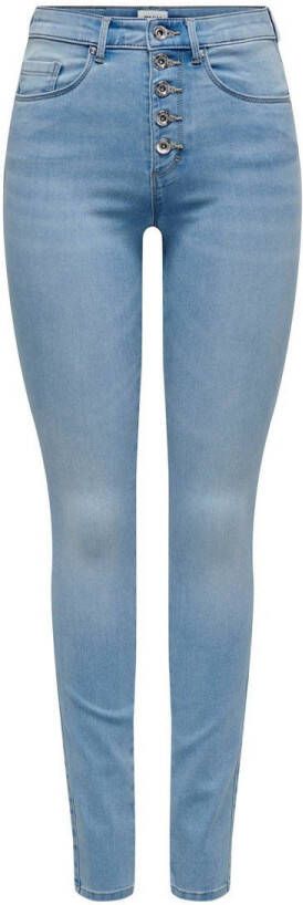 Only High-waist jeans ONLROYAL HW SK FLY BTN GUA DK BLUE BOX