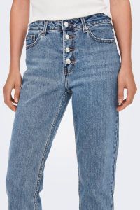 Only Mom jeans ONLEMILY HW ST CR ANK RAW BTN MAE06 NOOS