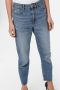 ONLY high waist straight fit jeans ONLEMILY light medium blue denim - Thumbnail 1