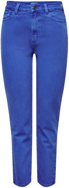 ONLY high waist straight fit jeans ONLEMILY strong blue