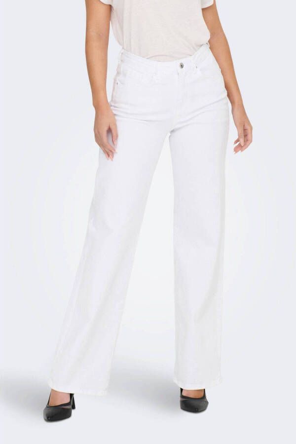 ONLY high waist wide leg jeans ONLJUICY wit - Foto 2