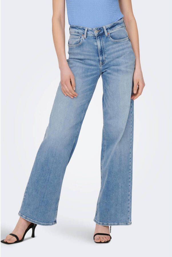 Only High-waist jeans ONLMADISON BLUSH HW WIDE DNM CRO371 NOOS