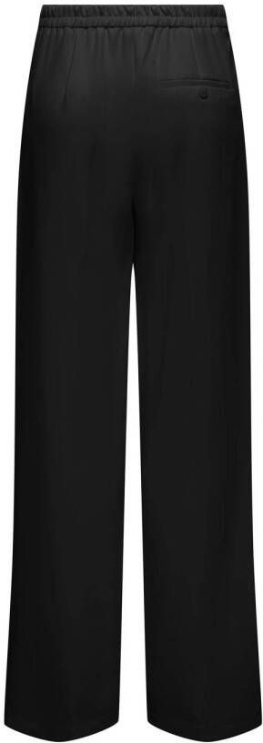 ONLY high waist wide leg pantalon ONLKIRA-MELLIE zwart