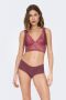 ONLY kanten voorgevormde bralette ONLCHLOE donkerroze - Thumbnail 1