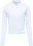 Only KIDS GIRL longsleeve KOGLINEA LIFE wit Meisjes Stretchkatoen Opstaande kraag 122 128 - Thumbnail 1