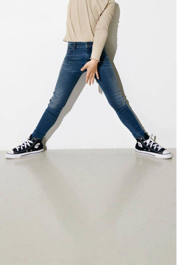 Only KIDS GIRL wide leg jeans KOGJUICY black denim Zwart Meisjes  Stretchdenim 116