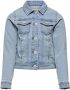 Only KIDS GIRL spijkerjas KONSARA light blue denim Blauw Meisjes Stretchdenim Klassieke kraag 122 - Thumbnail 1