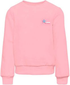 ONLY KIDS GIRL sweater KOGLENA met backprint lichtroze