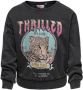 ONLY KIDS GIRL sweater KOGLUCINDA met printopdruk zwart - Thumbnail 1