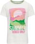 Only KIDS GIRL T-shirt KOGJULIE met printopdruk wit Meisjes Katoen Ronde hals 122 128 - Thumbnail 1