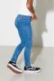 Only KIDS high waist skinny jeans KONRAIN stonewashed Blauw Meisjes Viscose 116 - Thumbnail 1