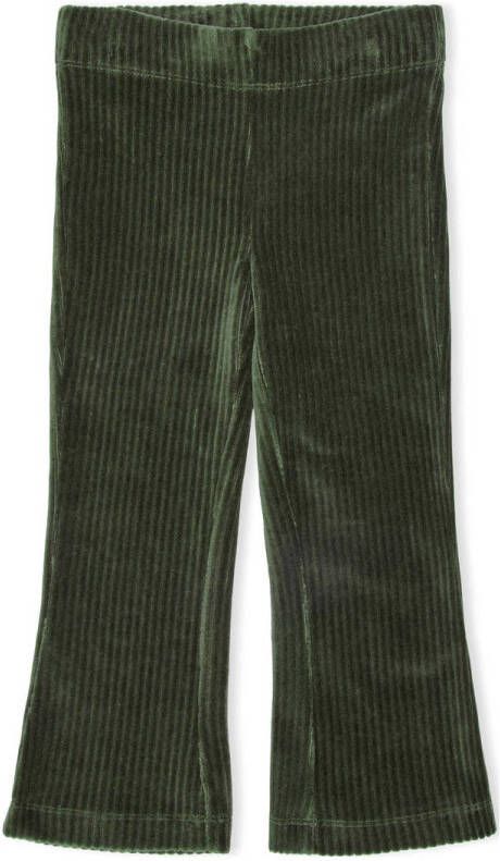 ONLY KIDS MINI flared broek KMGFENJA olijfgroen