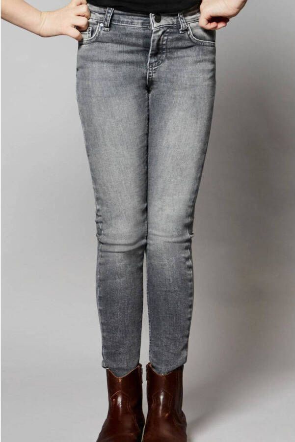 Only KIDS skinny jeans KONBLUSH grijs Meisjes Stretchdenim (duurzaam) 116