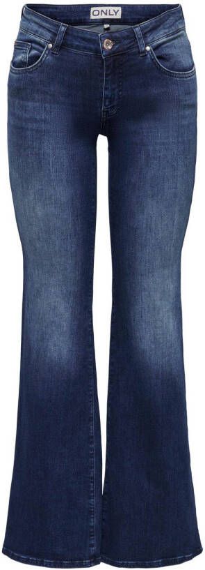 ONLY ONLTIGER WIDE - Flared Jeans - dark blue denim/dark-blue