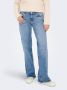 ONLY low waist wide leg jeans ONLJUICY light blue denim - Thumbnail 1