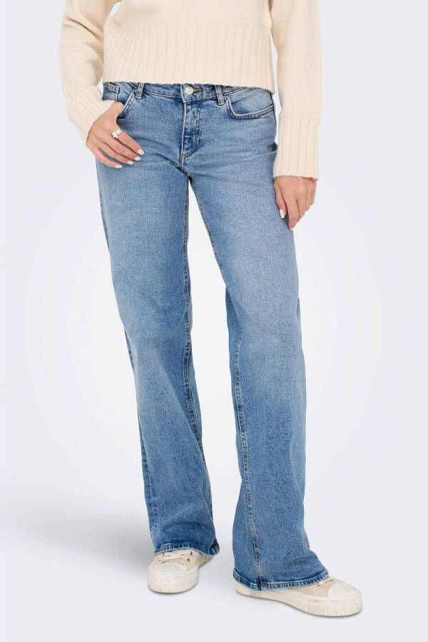 ONLY low waist wide leg jeans ONLJUICY light blue denim - Foto 2
