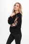 ONLY MATERNITY gebloemde zwangerschapssweater OLMCONNY zwart Trui Bloemen XXL - Thumbnail 1