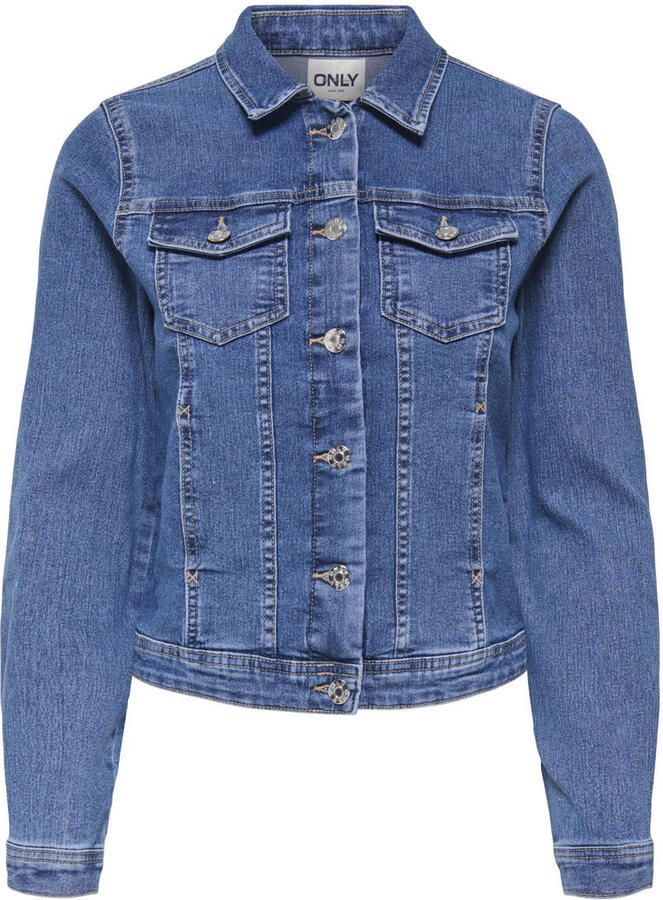 ONLY MATERNITY denim zwangerschaps spijkerjas medium blue denim