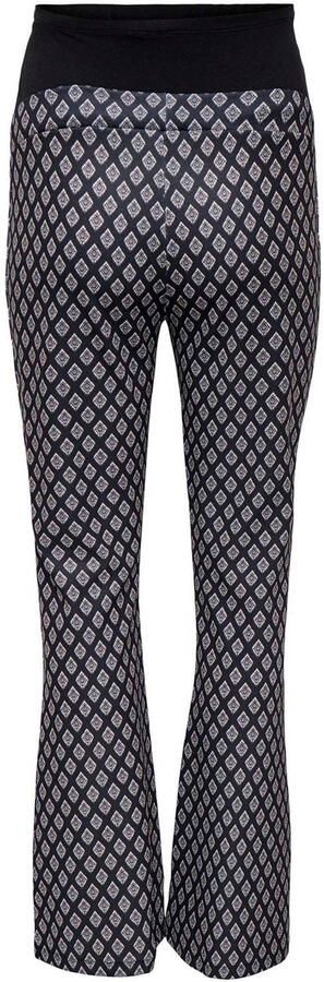 ONLY MATERNITY flared fit zwangerschapsbroek OLMESRA zwart grijs