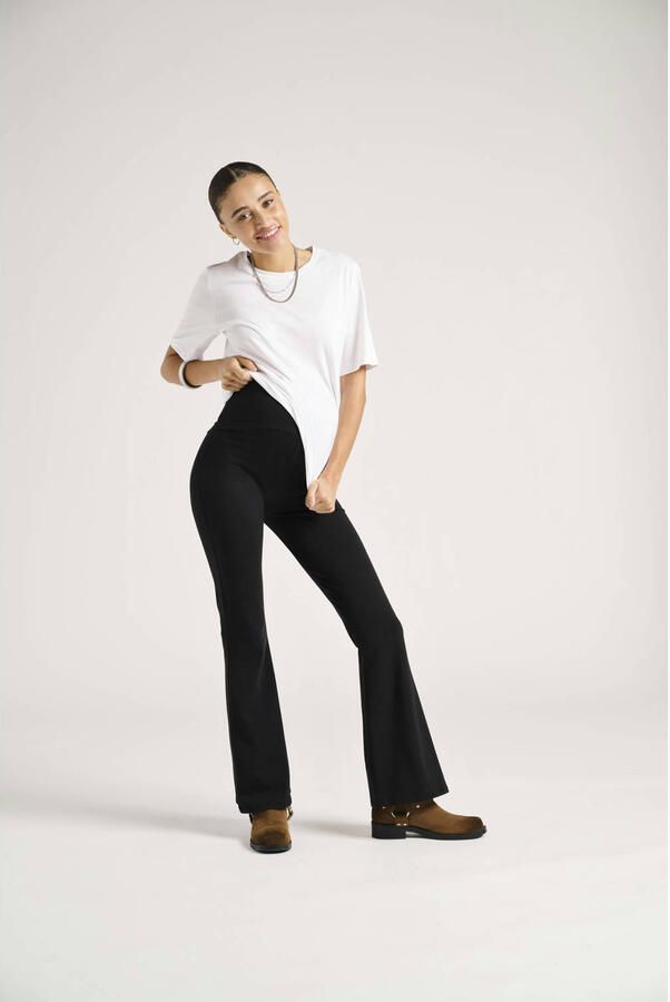 ONLY MATERNITY Zwangerschapslegging OLMLOVELY LEO FLARED PANT 2-PACK NOOS (set 2-delig)