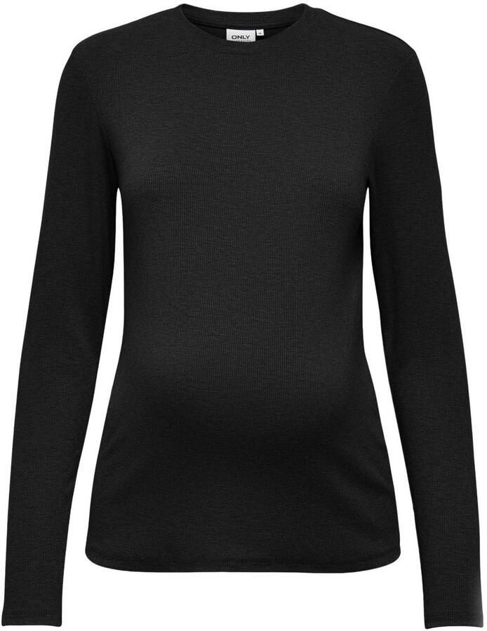 ONLY MATERNITY gebreide zwangerschaps longsleeve zwart - Foto 2