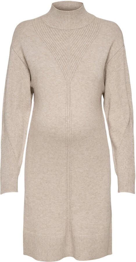 ONLY MATERNITY gebreide zwangerschapscoljurk beige - Foto 3