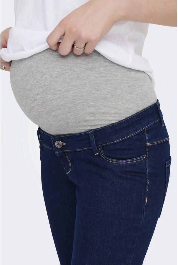 ONLY MATERNITY high waist zwangerschaps flared jeans dark blue denim - Foto 2