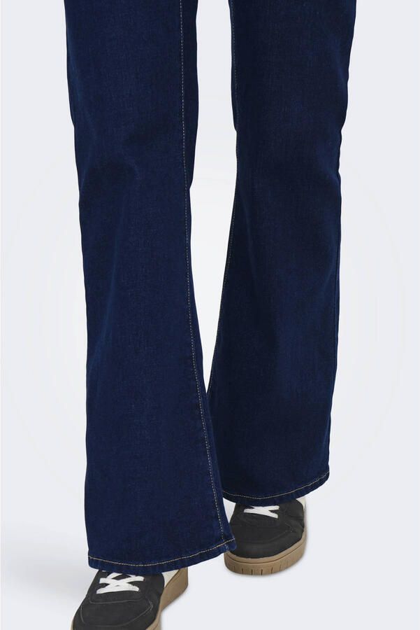 ONLY MATERNITY high waist zwangerschaps flared jeans dark blue denim - Foto 5