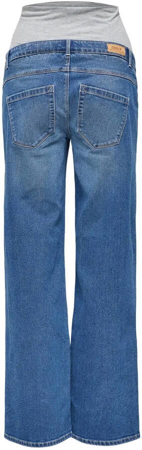 ONLY MATERNITY high waist zwangerschaps wide leg jeans medium blue denim - Foto 2
