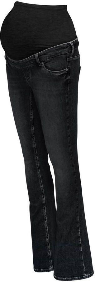 ONLY MATERNITY high waist zwangerschapskleding flared jeans black denim - Foto 2