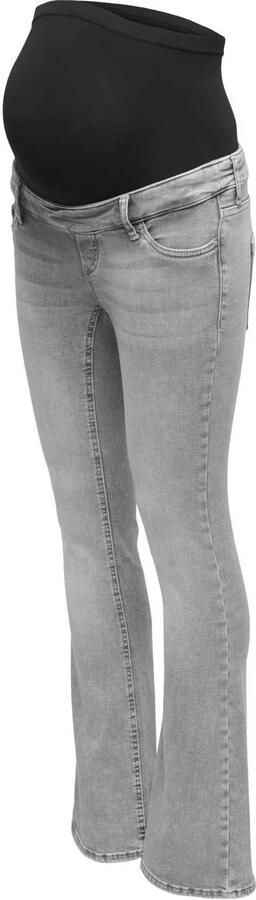 ONLY MATERNITY high waist zwangerschapskleding flared jeans grey denim - Foto 2