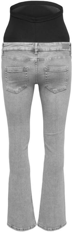 ONLY MATERNITY high waist zwangerschapskleding flared jeans grey denim