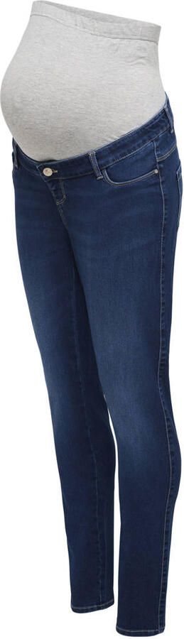 ONLY MATERNITY high waist zwangerschapskleding skinny jeans medium blue denim