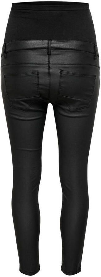 ONLY MATERNITY low waist skinny zwangerschapsjeans OLMKENDELL zwart Dames Viscose XL-32 - Foto 3